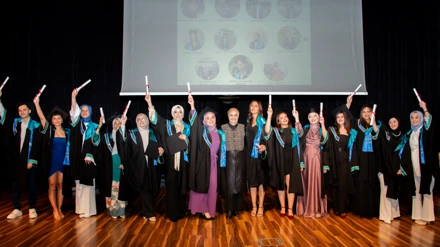 Selçuk Üniversitesinde mütercim ve tercümanların mezuniyet sevinci 